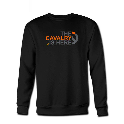 Your The Cavalrys Here! Overwatch T-Shirt Fresh Best Crewneck Sweatshirt just got an update. This super comfortable and lighter weight crewneck will become your favorite go-to sweatshirt. The cozy spandex cuffs and waistband make this pill-resistant sweatshirt a fan favorite.And your group will look and feel their best in this premium ringspun cotton crew.