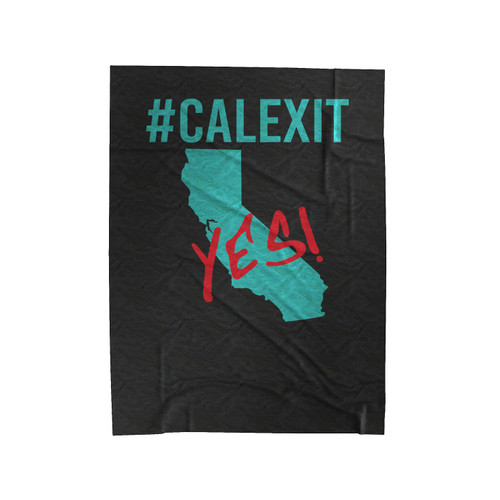 #Calexit Yes! California Secede Velveteen Blanket