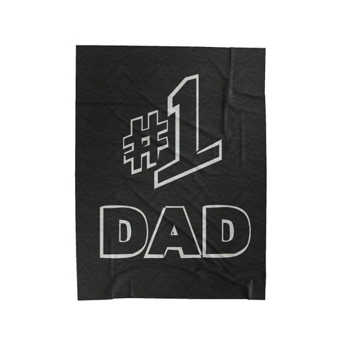 1 Dad Number One 1 Dad Jerry Seinfeld Seinfeld Father's Day Velveteen Blanket