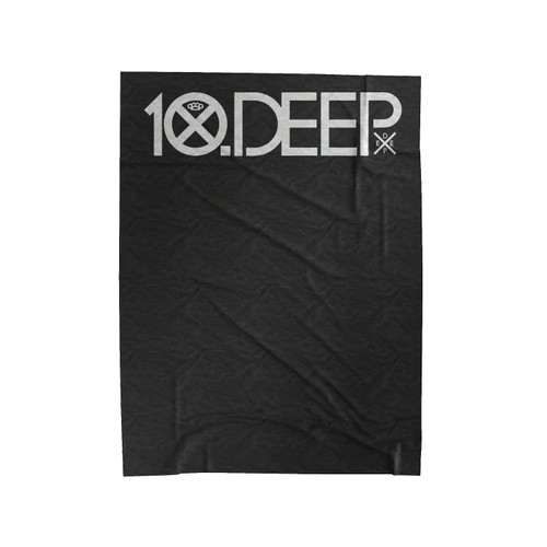 10 Deep Art Logo Velveteen Blanket