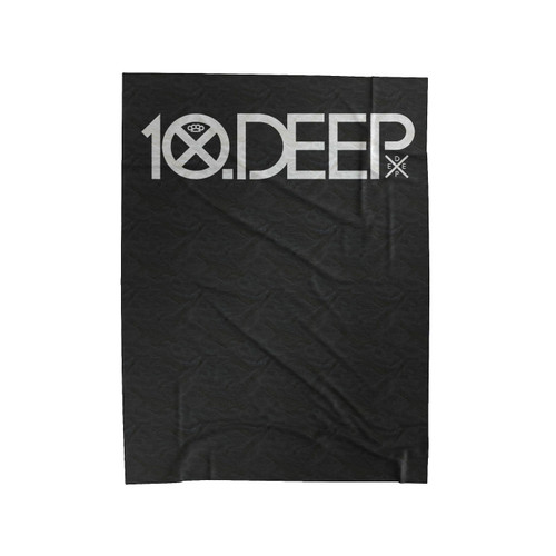 10 Deep Logo Velveteen Blanket