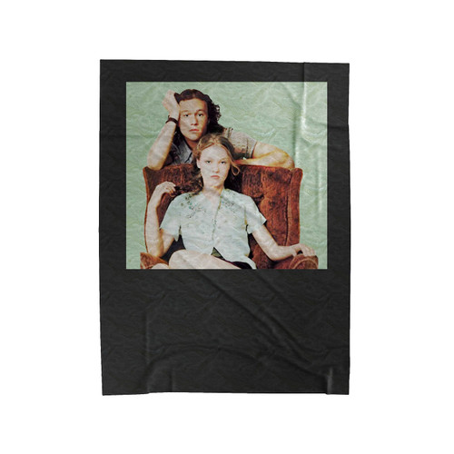 10 Things Cover Green Velveteen Blanket