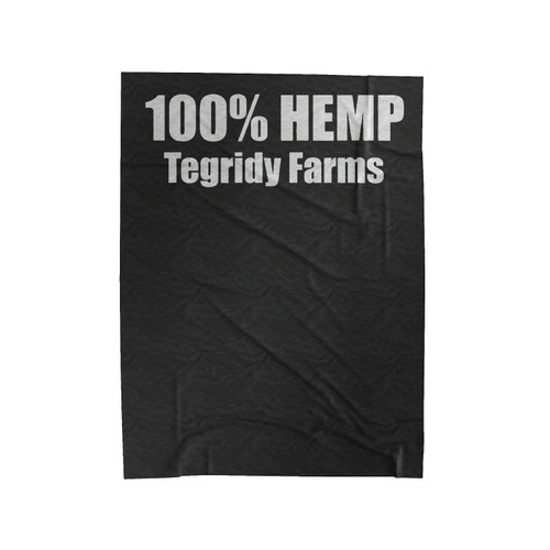 100% Hemp Tegridy Farms 2 Velveteen Blanket