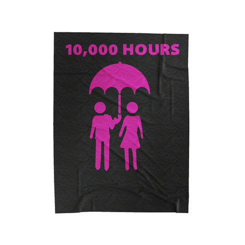 10000 Hours Umbrella Velveteen Blanket