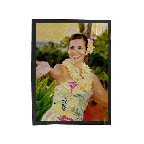 1950's Aloha Hawaii Velveteen Blanket