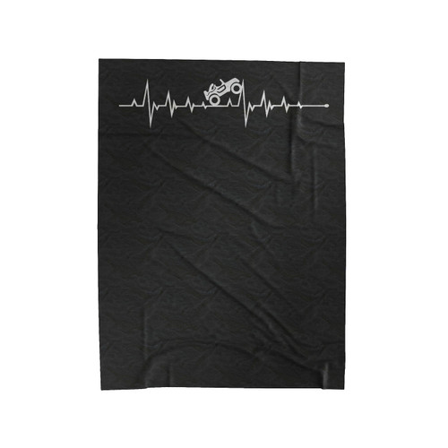 2 Door Style Jeep Ekg Heartbeat Velveteen Blanket