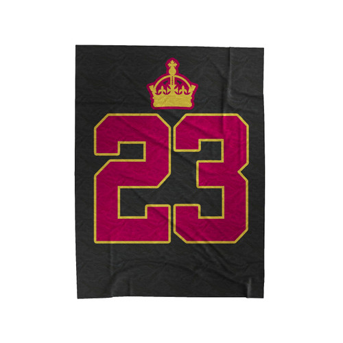 23 King Lebron James Cleveland Cavaliers Cavs Velveteen Blanket