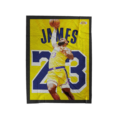 23 Lebron James Basketball Velveteen Blanket