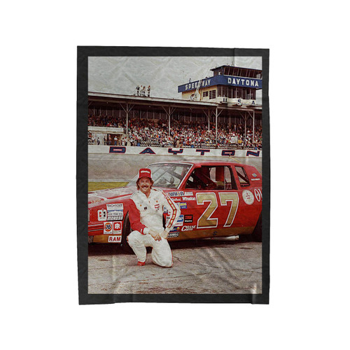 27 Tim Richmond Old Milwaukke Nascar Winston Cup Velveteen Blanket