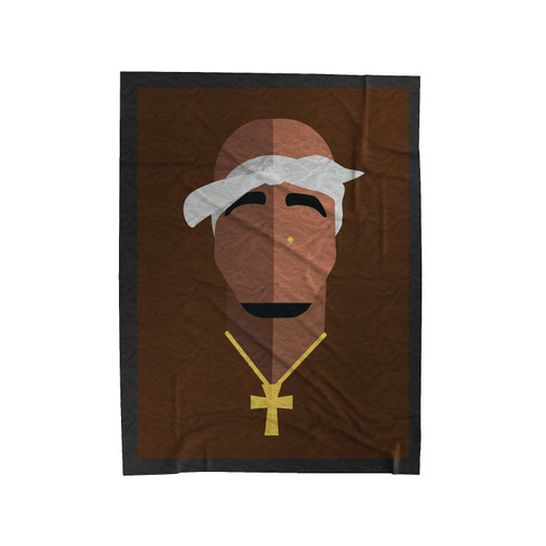 2Pac Tupac Shakur 1 Velveteen Blanket