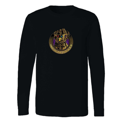 This classic fit avengers infinity power thanos long sleeve shirt is casually elegant and very comfortable. With fine quality print to make one stand out, it's a perfect fit for every occasion.
