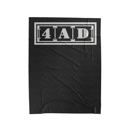 4Ad Records Logo Velveteen Blanket