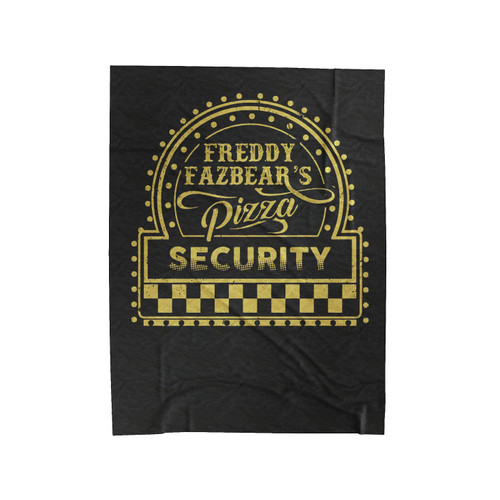 5 Nights At Freddy's Pizza Security Velveteen Blanket