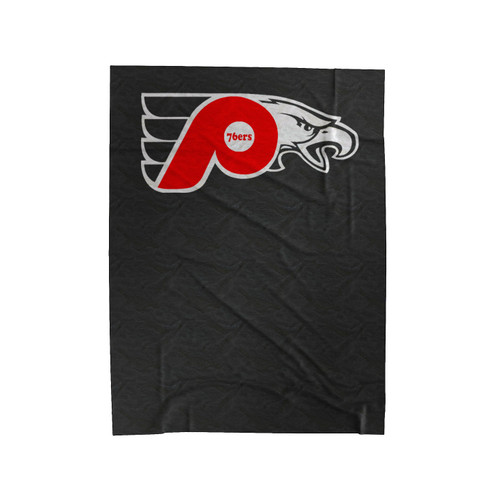 76Ers Phillies Flyers Eagles Velveteen Blanket