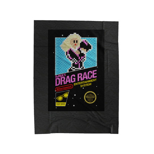 8-Bit Rupaul's Drag Race Velveteen Blanket