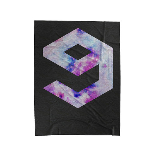 9 Gag Galaxy Logo Parodi Velveteen Blanket