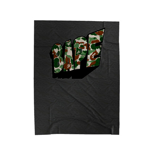 A Bathing Ape Quotes Velveteen Blanket