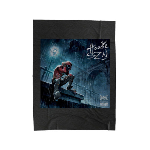 A Boogie Wit A Hoodie Rap Cover Velveteen Blanket