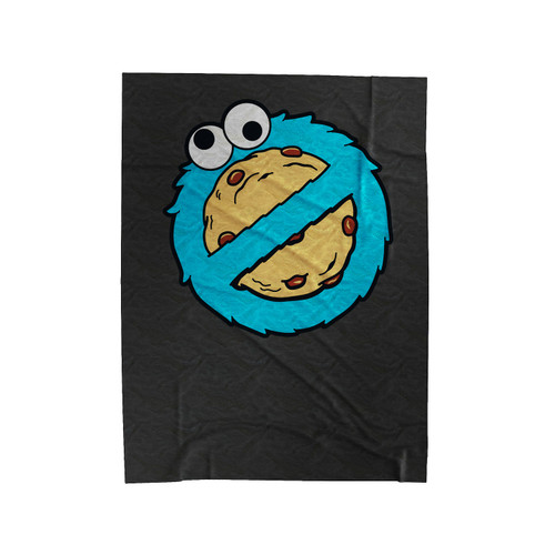 A Cookie Monster Ghostbusters Funny Velveteen Blanket