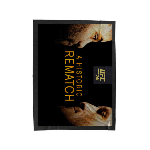 A Historic Rematch Ufc 241 Velveteen Blanket