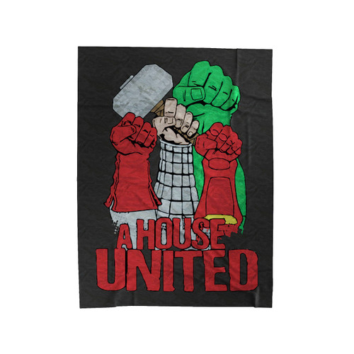 A House United Avenger Logo Velveteen Blanket