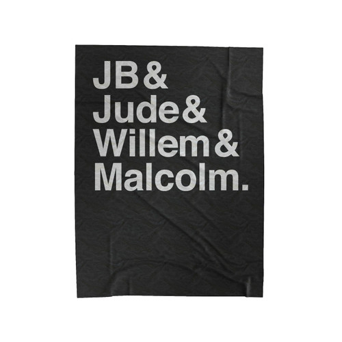 A Little Life Book Jb & Jude & Willem & Malcolm Velveteen Blanket