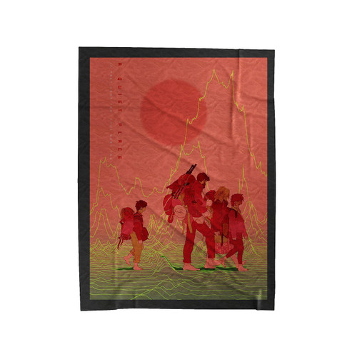 A Quiet Place Velveteen Blanket