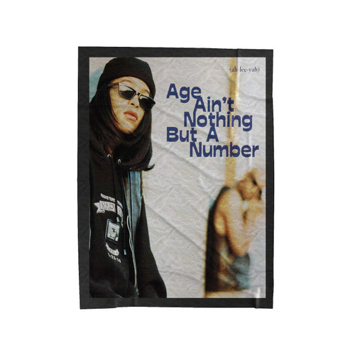 Aaliyah Age Ain't Nothing But A Number Velveteen Blanket