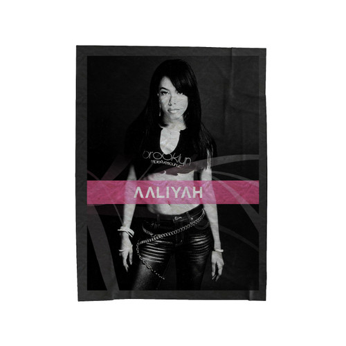 Aaliyah Sexy Photo Velveteen Blanket