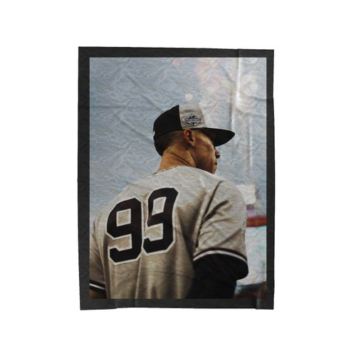 Aaron Judge Celebration Velveteen Blanket