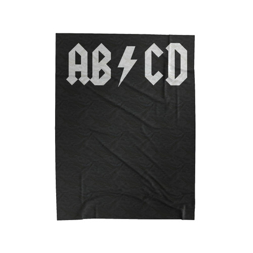 Abcd Ac Dc Velveteen Blanket