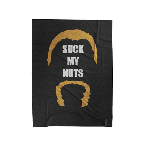 Abraham Suck My Nuts Velveteen Blanket