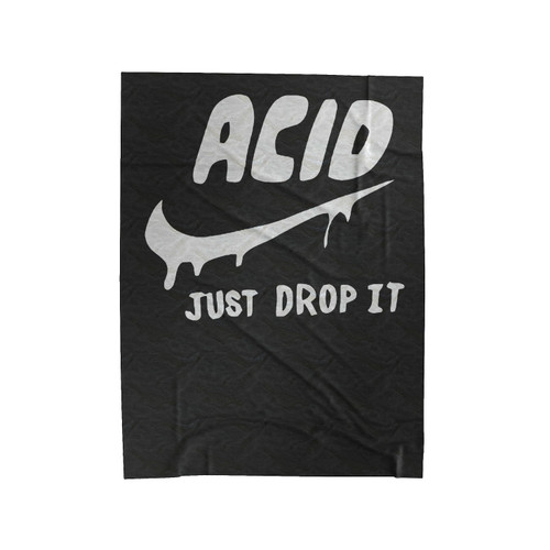 Acid Just Do It Velveteen Blanket