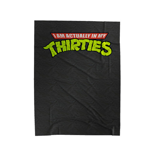 Actually In My Thirties 1 Velveteen Blanket