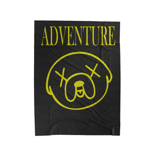 Adventure Time Nirvana Mashup Velveteen Blanket