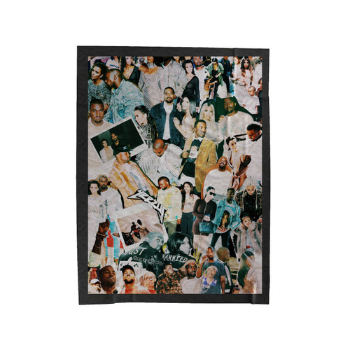 Aesthetic Vintage Rap Velveteen Blanket