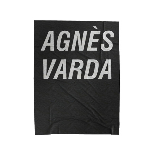 Agnes Varda Velveteen Blanket