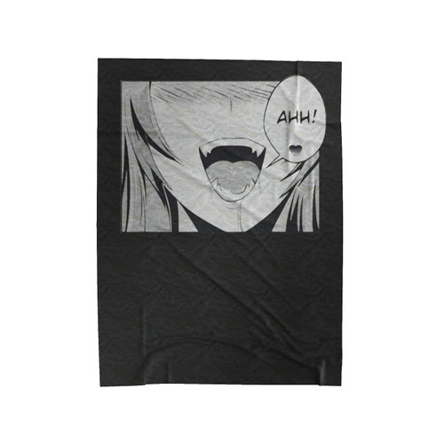 Ahegao Ecchi Anime Ahh Velveteen Blanket