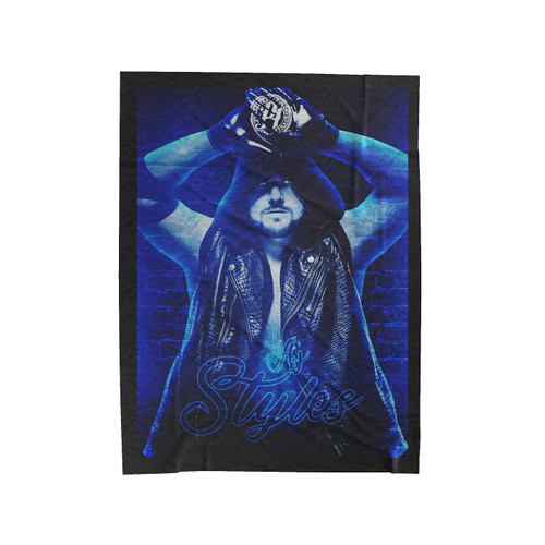 Aj Styles P1 Logo Velveteen Blanket