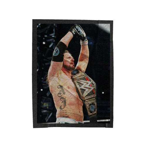 Aj Styles Wwe Champion Velveteen Blanket