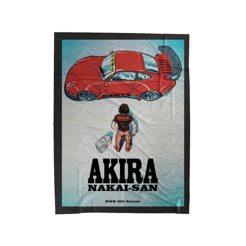 Akira Nakai-San & Rwb 993 Kabuto Velveteen Blanket