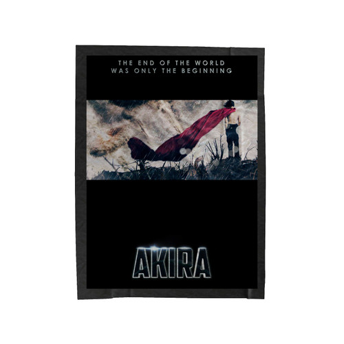 Akira The End Of The World Was Only The Beginning Velveteen Blanket