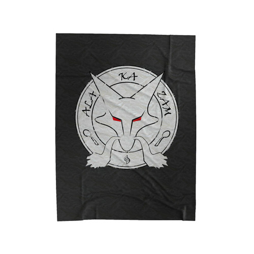 Alakazam Head Magic Velveteen Blanket