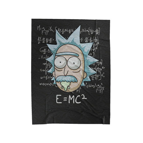 Albert Sanchez Rick And Morty Inspired Velveteen Blanket