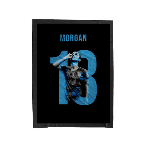 Alex Morgan Usa Football 2 Velveteen Blanket