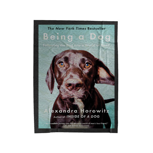 Alexandra Horowitz Being A Dog Velveteen Blanket