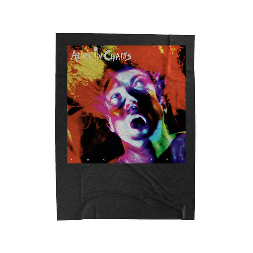Alice In Chains Face Lift Velveteen Blanket