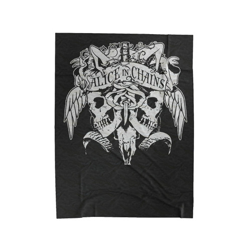 Alice In Chains Logo Pearl Jam Velveteen Blanket