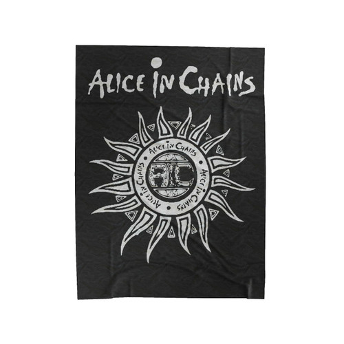 Alice In Chains Sun Logo Velveteen Blanket
