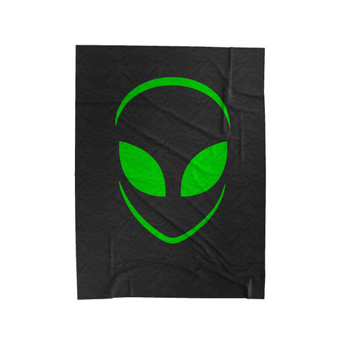 Alien Face Sketch Velveteen Blanket